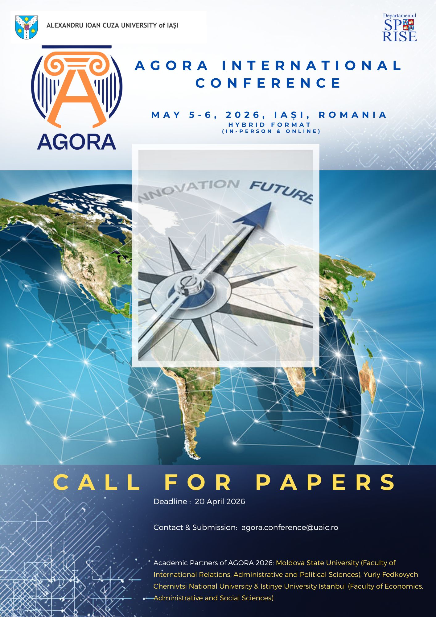 AGORA: International Conference (2nd Edition, May 5-6 2026). Strengthening the European Union in Times of Strategic Disruption