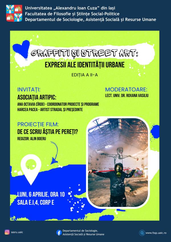 Graffiti și street art: expresii ale identității urbane, ediția a II-a