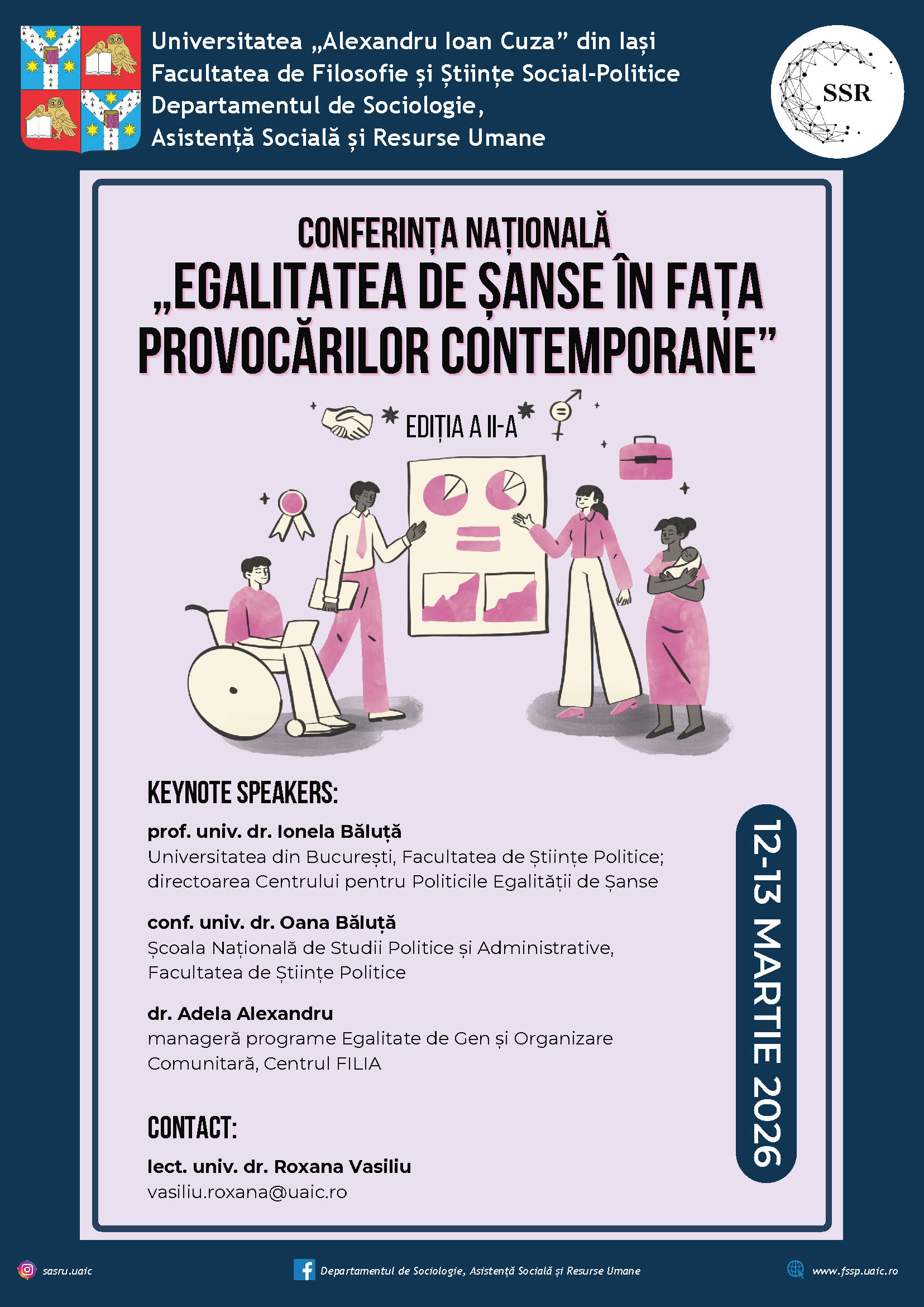 Conferința națională „Egalitatea de șanse în fața provocărilor contemporane” Ediția a II-a