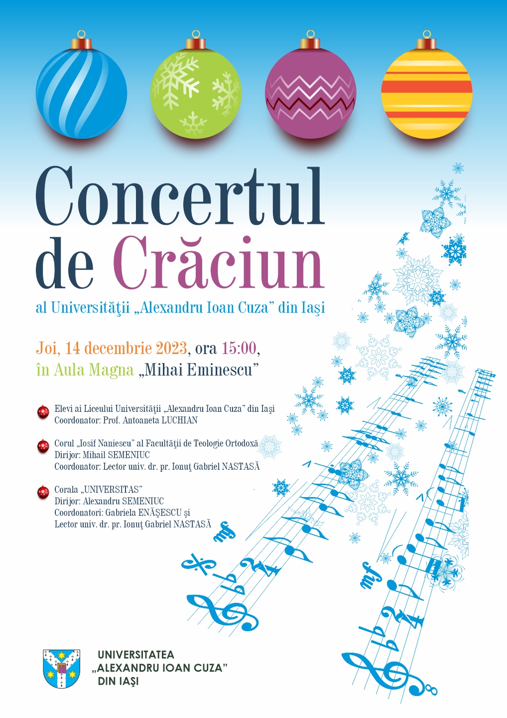 afis concert craciun 2023