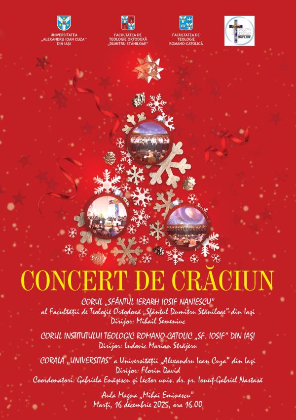 afis concert craciun 2025