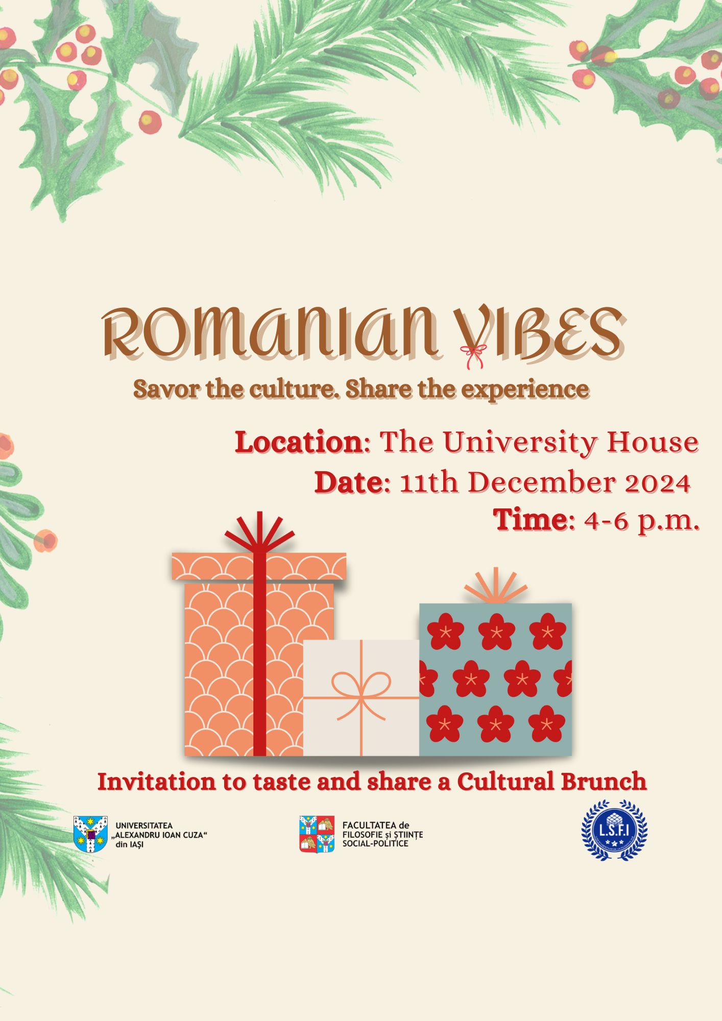 1st Edition Intercultural meeting Romanian Vibes. Savor the Culture Share the Experience