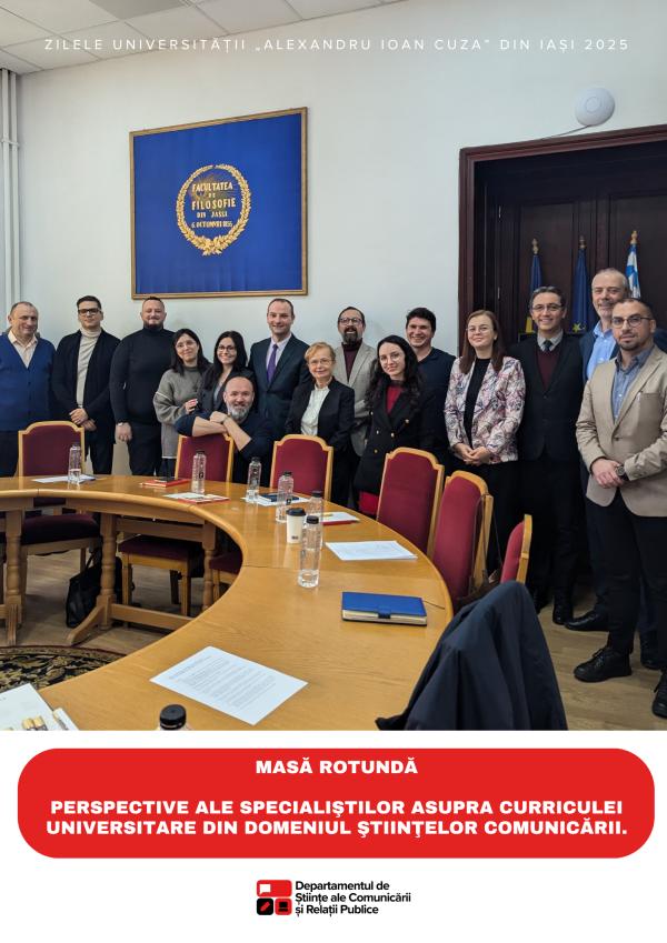 Masă Rotundă - Perspective ale specialiştilor asupra curriculei universitare din domeniul ştiinţelor comunicării