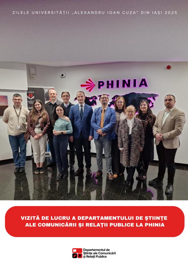 Vizită de lucru a Departamentului de Ştiinţe  ale Comunicării şi Relaţii Publice la PHINIA