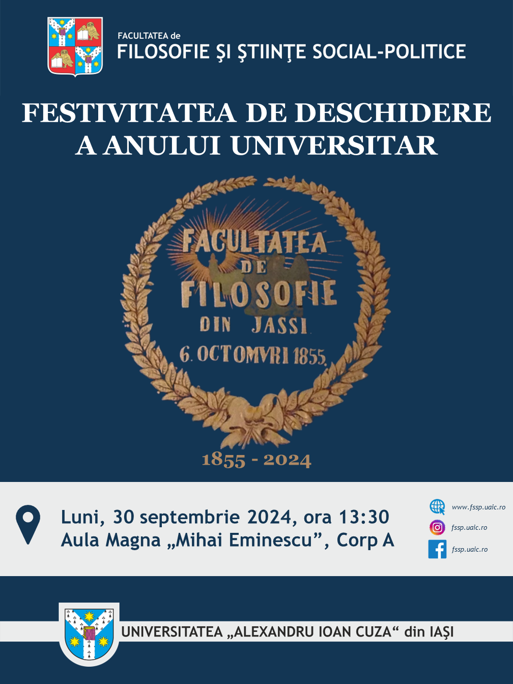 Afis deschidere an univ 2024 2025