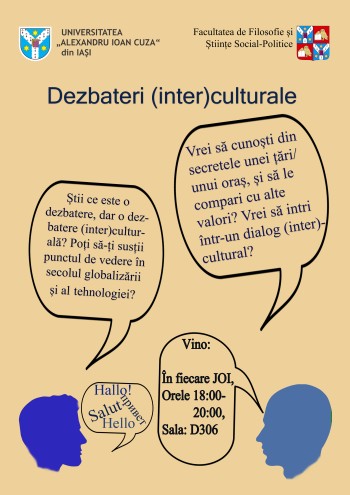 Afiș Dezbateri Interculturale