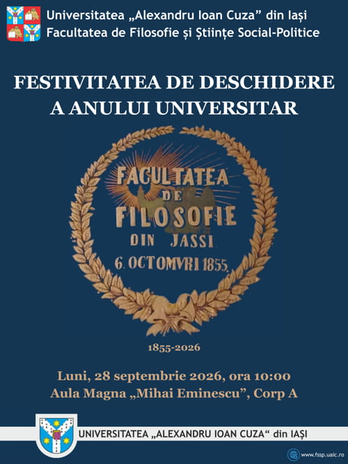FSSP Deschidere an universitar 2026