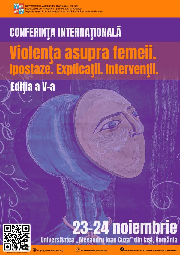 Apel lucrări pentru Conferința internațională „Violența asupra femeii. Ipostaze. Explicații. Intervenții”