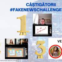 Studenții de la specializarea „Comunicare și Relații Publice” au obținut locul al-III-lea la competiția națională „Fake News Challenge 2023”