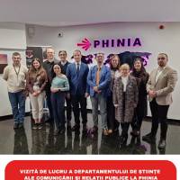 Vizită de lucru a Departamentului de Ştiinţe  ale Comunicării şi Relaţii Publice la PHINIA