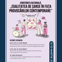 Conferința națională „Egalitatea de șanse în fața provocărilor contemporane” Ediția a II-a